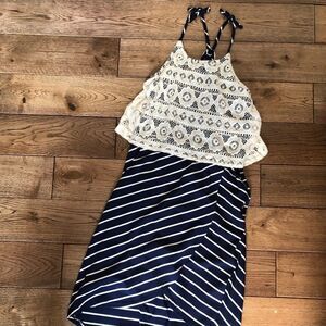 𝅺girls Summer Full Length Dress by Tommy Hilfiger Size